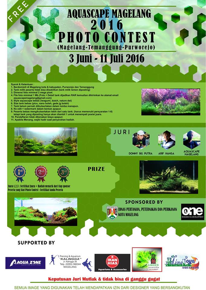 Magelang Aquascape Photo contest 2016