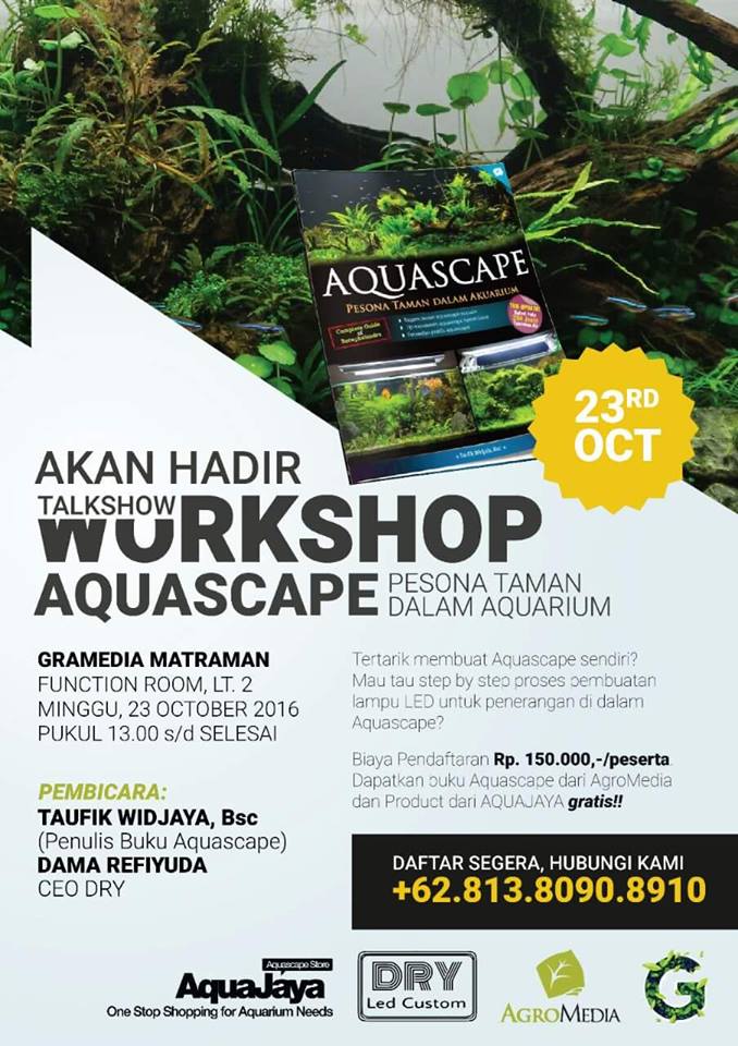 Talkshow Workshop Aquascape